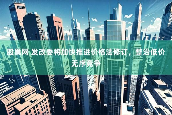 股巢网 发改委将加快推进价格法修订，整治低价无序竞争